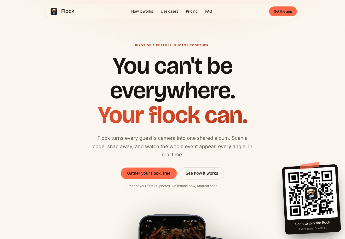 Flock — Every angle, one shared album