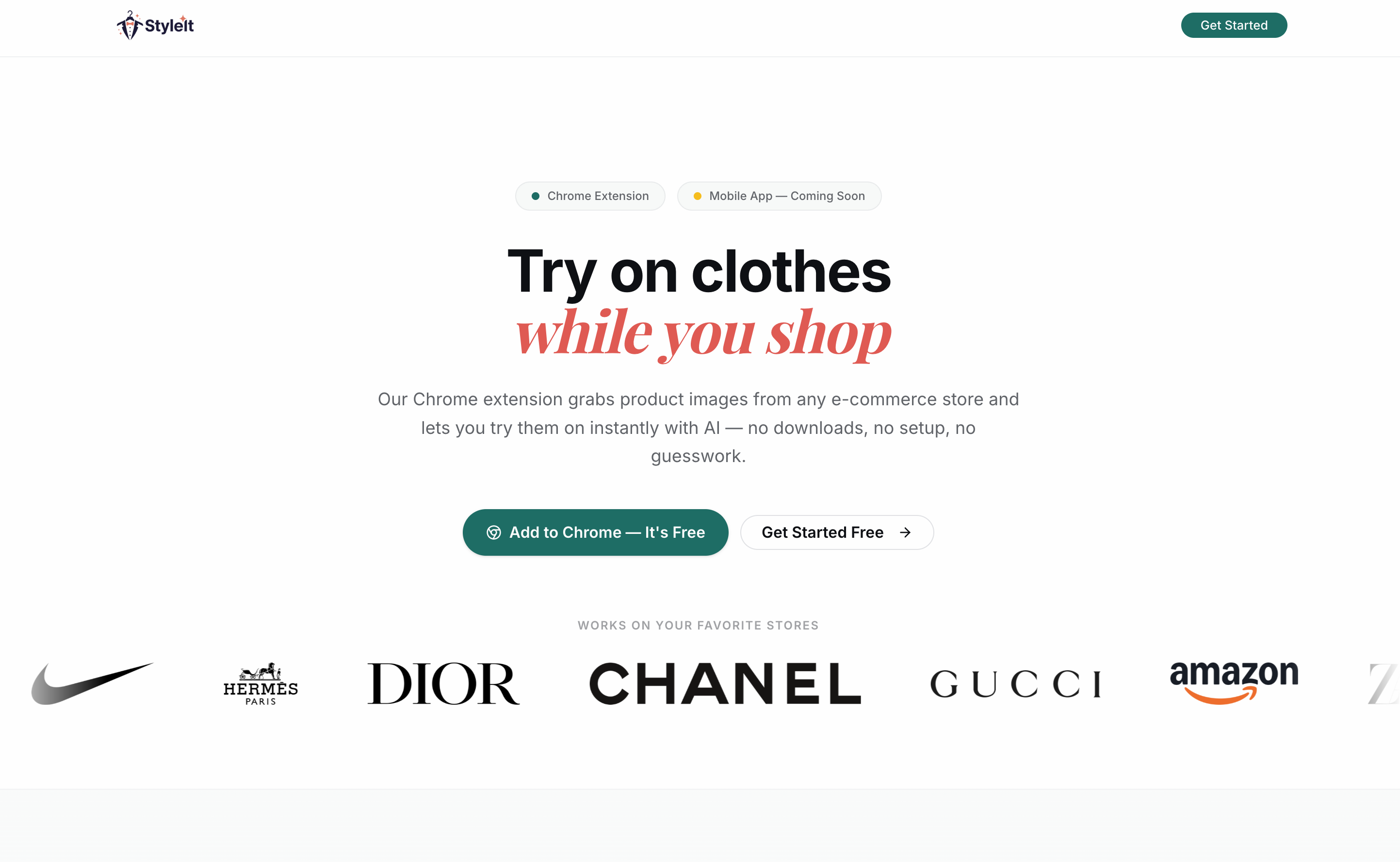 Styleit — AI virtual try-on, end-to-end